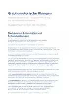 Vorschau - Stundenentwürfe - Graphomotorik Schwungübungen Klasse 1 - Schwungübungen Herbst & Schwungübungen Halloween - Seite 1