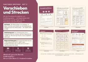 Vorschau - Stundenentwürfe - Verschieben und Strecken — Transformationen von Funktionsgraphen (Funktionen verstehen, Heft 2) - Deckblatt