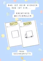 Vorschau - Arbeitsblätter - Das ist kein Viereck. Das ist ein ... - Zeichne weiter - Deckblatt