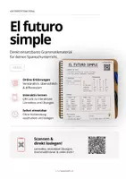 Vorschau - Arbeitsblätter - El futuro simple · Übungen & Lernvideo - Deckblatt
