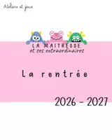 Aperçu - Apprentissages en autonomie - La rentrée - ateliers et jeux - Page de couverture