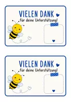 Vorschau - Poster - Danke für deine Unterstützung - Klassentier Biene - Seite 3