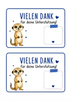 Vorschau - Poster - Danke für deine Unterstützung –Klassentier Erdmännchen - Seite 2