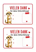 Vorschau - Poster - Danke für deine Unterstützung –Klassentier Erdmännchen - Seite 3