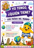 Vista previa - Unidades / Secuencias / Situaciones de Aprendizaje - Yo tengo… Países de Europa. Juego educativo + Retos + Curiosidades + LOMLOE - Portada