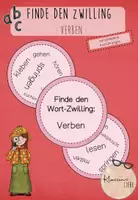 Vorschau - Spiele - Finde den Zwilling: Verben (Blitzlesen - Wortzwilling) - 2.-4. Klasse - Deckblatt