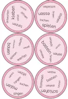 Vorschau - Spiele - Finde den Zwilling: Verben (Blitzlesen - Wortzwilling) - 2.-4. Klasse - Seite 3