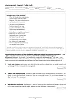 Vorschau - Materialpaket 7: 4 Gedichte analysieren – Klassenarbeiten Deutsch mit Lösungen – Teil B | Klasse 9/10 RS BW - Seite 2