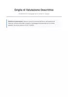 anteprima - Materiale di supporto/inclusione - Griglia di Valutazione (OM 172/2020) Autonomia e Impegno - Pagina di copertina