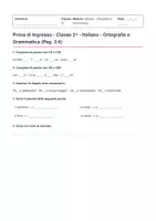 anteprima - Materiale di supporto/inclusione - BUNDLE: Prove d'Ingresso + Griglie di Valutazione - Pagina 1