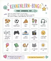 Vorschau - Spiele - Kennenlern-Bingo - Finde jemanden, der... - Deckblatt