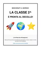anteprima - Materiale di supporto/inclusione - Accoglienza SPAZIALE Classe seconda + Escape Room e POSTER - Pagina 1