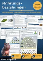 Vorschau - Arbeitsblätter - Ökologie: Nahrungsbeziehungen (Biologie Oberstufe) - Deckblatt
