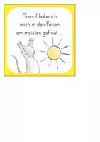 Vorschau - Anderer Materialtyp - Erzählen von den Ferien (7 Erzählimpulskarten, z.B. für Würfel) - Seite 2
