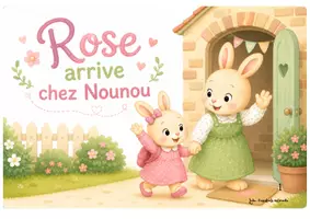 Aperçu - Affichage - Rose arrive chez Nounou - Page de couverture