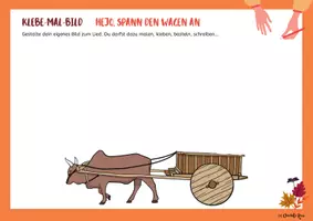 Vorschau - Stundenentwürfe - Materialpaket Musik im Herbst zu: Hejo, spann den Wagen an; Bunt sind schon die Wälder; Bastelmaterial & ein Herbstgedicht vertonen - Seite 3