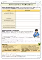 Vorschau - Arbeitsblätter - Bewerbungsanschreiben Praktikum Bewerbung Klasse 8 9 10 - Seite 2