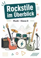 Vorschau - Arbeitsblätter - Rockstile im Überblick – Musik, Klasse 8 - Seite 1