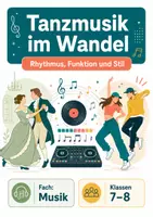 Vorschau - Arbeitsblätter - Tanzmusik im Wandel – Rhythmus, Funktion und Stil – Musik, Klasse 7–8 - Seite 1