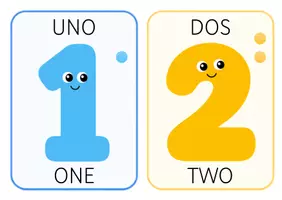 Vista previa - Juegos / Gamificación - Flashcards de los números del 1 al 10 | Español e inglés - página 2