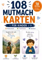 Vorschau - Fördermaterial/Inklusion - 🌟💛 108 MUTMACHKARTEN FÜR KINDER 💛🌟 - Deckblatt