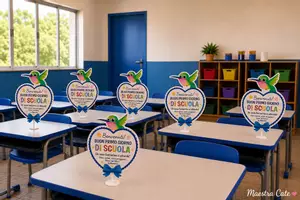 anteprima - Materiale di supporto/inclusione - SUPER ACCOGLIENZA SEGNAPOSTO - Pagina di copertina