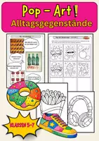 Vorschau - Unterrichtsreihen - Pop Art Kunst: Alltagsgegenstände gestalten | Klasse 5-7 - Deckblatt