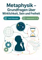 Vorschau - Arbeitsblätter - Metaphysik – Grundfragen über Wirklichkeit, Sein und Freiheit – Philosophie, Klasse 11–13 - Seite 1