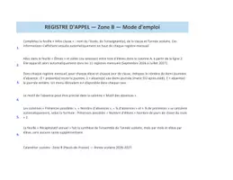 Aperçu - Outils du professeur - Registre d'appel 2026-2027 ZoneB - Page 2