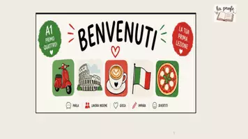 Vorschau - Arbeitsblätter - BenvenutiPrima_Lezione_A1 - Deckblatt