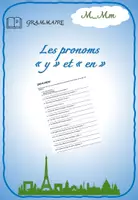 Vorschau - Arbeitsblätter - Noms de pays – Les pronoms « y » et « en » - Deckblatt
