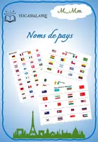 Vorschau - Arbeitsblätter - Noms de pays – Vocabulaire - Deckblatt