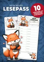 Vorschau - Arbeitsblätter - 🦊 Mein Lesepass (inkl. Auswertung & Belohnung) - Deckblatt