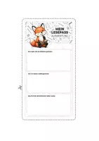 Vorschau - Arbeitsblätter - 🦊 Mein Lesepass (inkl. Auswertung & Belohnung) - Seite 2