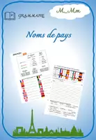 Vorschau - Arbeitsblätter - Materialpaket Noms de pays - Seite 1