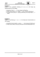 Vorschau - Arbeitsblätter - verschiedene Aufgaben zu den quadratischen Gleichungen - Seite 2