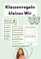 Vorschau - Poster - Klassenregeln Grundschule Klassenraum - Deckblatt