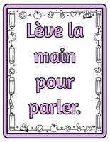 Aperçu - Fiches - Affiches : Les Règles de la Classe - Rentrée scolair - Page 2