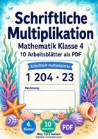Vorschau - Arbeitsblätter - Multiplikation und Division Klasse 4 | Materialpaket | 20 PDFs mit 200 Arbeitsblättern - Seite 1