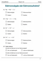 Vorschau - Arbeitsblätter - Redoxreaktionen Basisscreening Klasse 9–10 - Seite 2