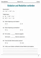 Vorschau - Arbeitsblätter - Redoxreaktionen Basisscreening Klasse 9–10 - Seite 3