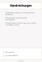 Vorschau - Aufgabenkarten - Morgenkreis - Schilder - Seite 1