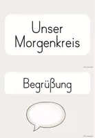 Vorschau - Aufgabenkarten - Morgenkreis - Schilder - Seite 3