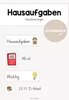 Vorschau - Präsentationen/Tafelbilder - Hausaufgaben - Visualisierungen - Deckblatt