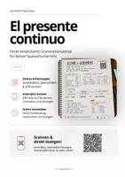 Vorschau - Arbeitsblätter - Materialpaket Aufgabenblätter Spanisch: "El presente continuo / gerundio" "estar + gerundio" - Seite 1