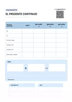 Vorschau - Arbeitsblätter - Materialpaket Aufgabenblätter Spanisch: "El presente continuo / gerundio" "estar + gerundio" - Seite 2