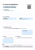 Vorschau - Arbeitsblätter - Materialpaket Aufgabenblätter Spanisch: "El presente continuo / gerundio" "estar + gerundio" - Seite 3
