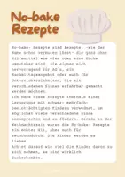 Vorschau - Fördermaterial/Inklusion - No backe Rezepte - Deckblatt
