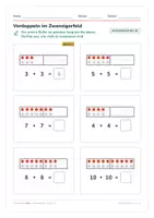 Vorschau - Stationenlernen - ✌️ Verdoppeln & Halbieren bis 20 – Mathe Klasse 1 - Seite 2