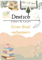 Vorschau - Arbeitsblätter - Einen Brief verbessern - Deckblatt